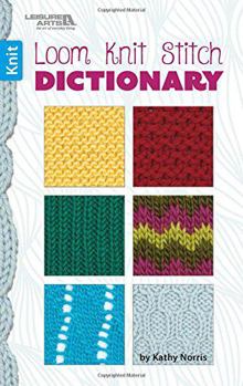 Paperback Loom Knit Stitch Dictionary Book