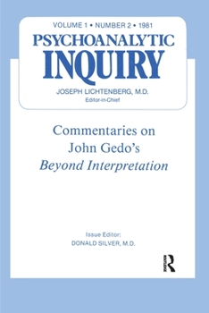 Paperback Commentaries: Psychoanalytic Inquiry, 1.2 Book