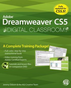 Paperback Adobe Dreamweaver CS5 Digital Classroom [With CDROM] Book