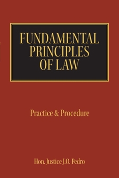 Paperback Fundamental Principles of Law: Practice & Procedure Book