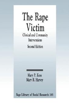 Paperback The Rape Victim: Clinical and Community Interventions Book