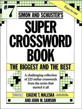 Paperback Simon & Schuster Super Crossword Puzzle Book #7 Book