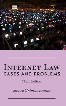 Paperback Internet Law: Cases and Problems Book