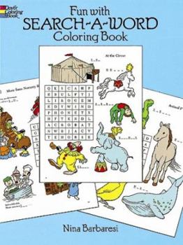 Paperback Fun with Search-A-Word Coloring Book