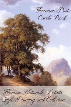 Paperback Germans Post Cards Book - Famous Nationals Artisits Style Painting 2nd Collection Book