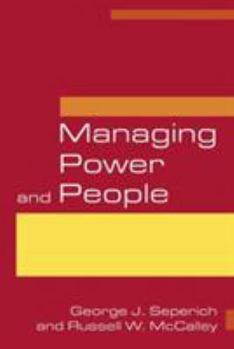 Paperback Managing Power and People Book