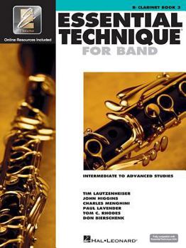 Paperback Essential Technique for Band with Eei - Intermediate to Advanced Studies: BB Clarinet (Book/Online Media) Book