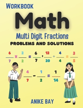 Paperback Math 1000 Multi Digit Fraction: Problems and Solutions Book