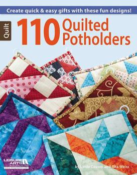 Paperback 110 Quilted Potholders Book