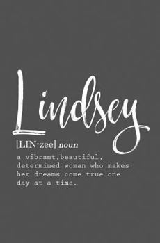 Lindsey : Personalized Journal Notebook (Custom Name Journal, Lindsey Name Gifts, Personalized Gift)