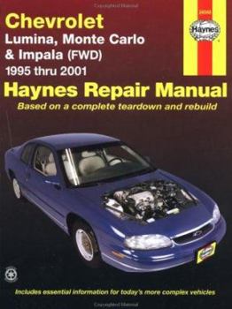 Paperback Chevrolet Lumina & Monte Carlo, 95 01 Book