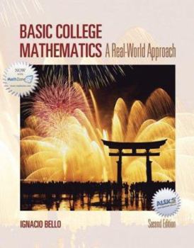 Paperback Basic College Mathematics: A Real-World Approach Book