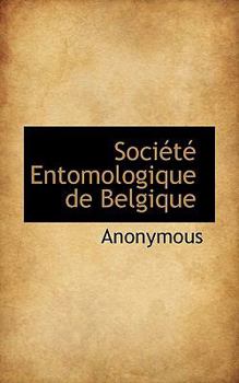 Paperback Soci T Entomologique de Belgique [French] Book