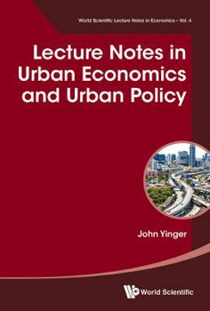 Hardcover Lecture Notes in Urban Economics and Urban Policy Book