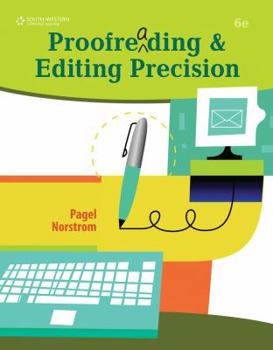 Paperback Proofreading & Editing Precision [With CDROM] Book