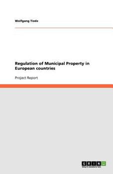 Paperback Regulation of Municipal Property in European countries Book