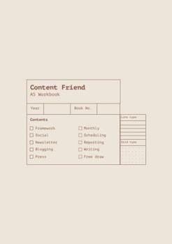 Paperback Content Friend: A Content Creator's Workbook Book