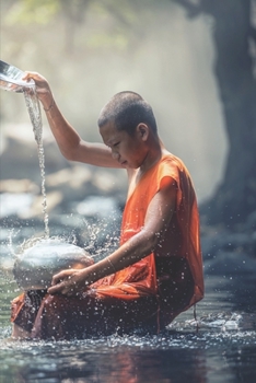 Achtsamkeitstagebuch: Notiere und plane deine t�glichen Meditationen ♦ Sammle und fokussiere deine Gedanken ♦ Finde innere Ruhe und Gelassenheit ♦ 6x9 Format ♦ Motiv: Buddhist