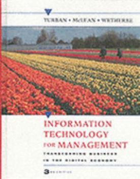 Hardcover Information Technology for Management: Transforming Business in the Digital Economy Book