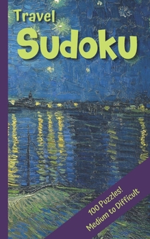 Paperback Travel Sudoku: Sudoku Medium to Hard Book