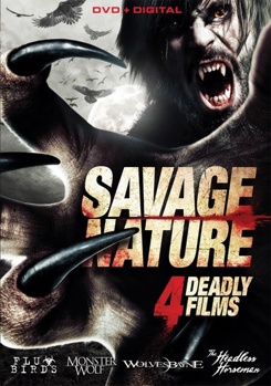 DVD Savage Nature: 4 Deadly Films Book