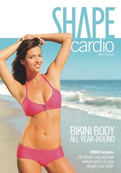 DVD Shape Cardio Workout Bikini Body All Year Round Book