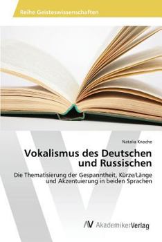 Paperback Vokalismus des Deutschen und Russischen [German] Book