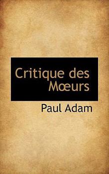 Paperback Critique Des M Urs Book