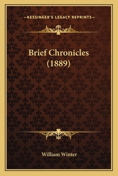Paperback Brief Chronicles (1889) Book