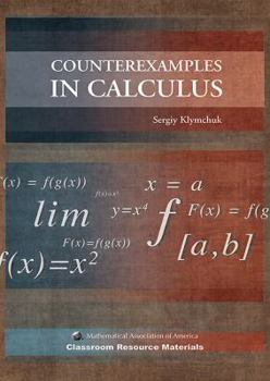 Paperback Counterexamples in Calculus Book