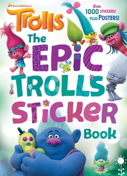 Paperback The Epic Trolls Sticker Book (DreamWorks Trolls) Book