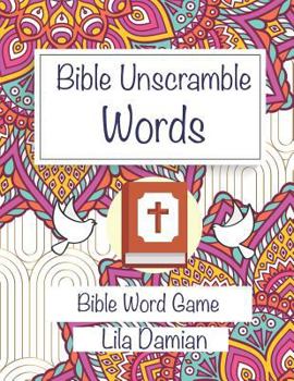 Paperback Bible Unscramble Words: Bible Word Game [Large Print] Book