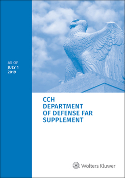 Paperback Department of Defense Far Supplement (Dfars): As of July 1, 2019 Book