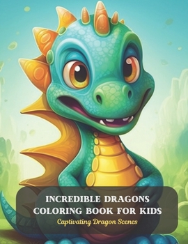 Paperback Incredible Dragons Coloring Book for Kids: Captivating Dragon Scenes Book