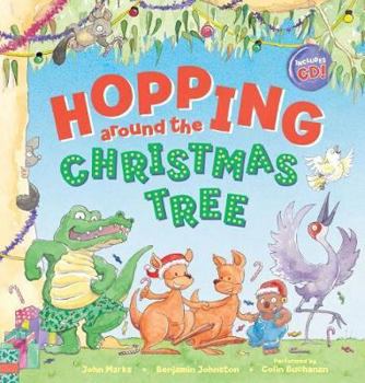 Hardcover Hopping Around the Christmas Tree + CD Book