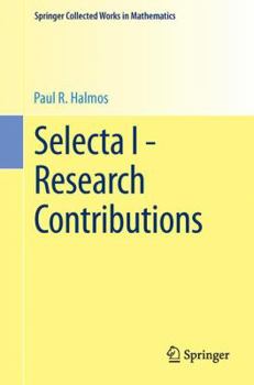 Paperback Selecta I - Research Contributions Book