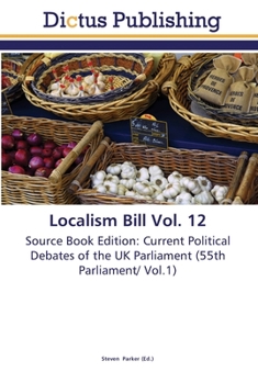 Paperback Localism Bill Vol. 12 Book
