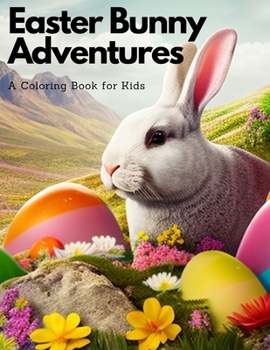 Paperback Easter Bunny Adventures: A Coloring Book for Kids Book