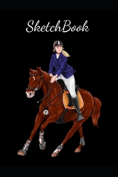 SketchBook: Unique Gifts For Horse Lovers, Birthday & Christmas Gifts For Artists, Equestrian Gifts For Her