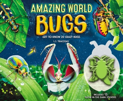 Hardcover Amazing World: Bugs: Get to Know 20 Crazy Bugs Book