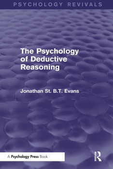 Paperback The Psychology of Deductive Reasoning Book