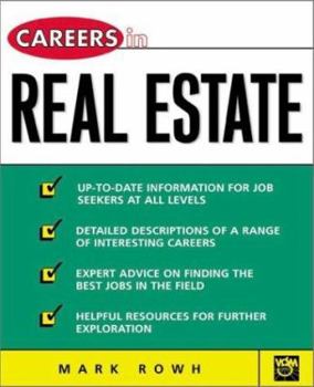 Paperback Careers in Real Estate Book