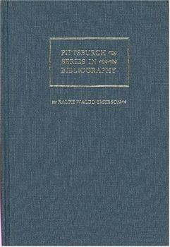 Hardcover Ralph Waldo Emerson, a Descriptive Bibliography Book