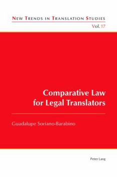 Paperback Comparative Law for Legal Translators Book