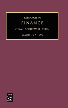 Hardcover Research in Finance Book