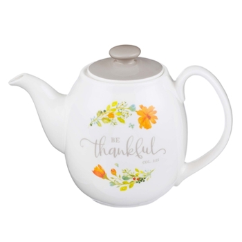 Kitchen Teapot Grateful Floral Book