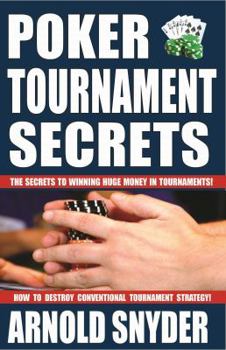 Paperback Poker Tournament Secrets: Volume 1 Book