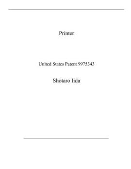 Paperback Printer: United States Patent 9975343 Book