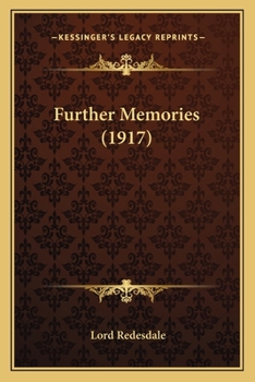 Paperback Further Memories (1917) Book