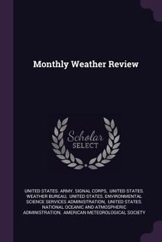 Paperback Monthly Weather Review Book